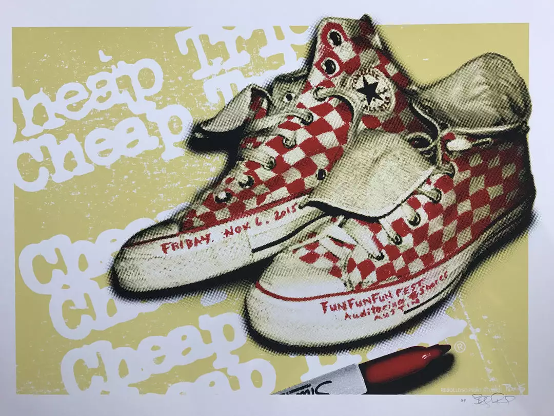 Cheap Trick - 2015 Billy Perkins Poster Austin Texas Gig Posters 3 Cheap Trick - 2015 Billy Perkins Poster Austin Texas Gig Posters