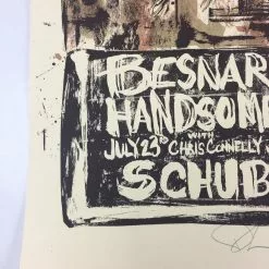 Besnard Lakes, Handsome Furs - 2007 Dan Grzeca Poster Chicago, IL Schubas