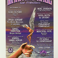 Greg Coiner Gig Posters MHP 75 Merl Saunders - 1999 Poster Maritime Hall San Fran 1st