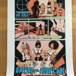 Queens Of The Stone Age - 2008 Justin Hampton Poster Saskatoon, CAN Odeon Events