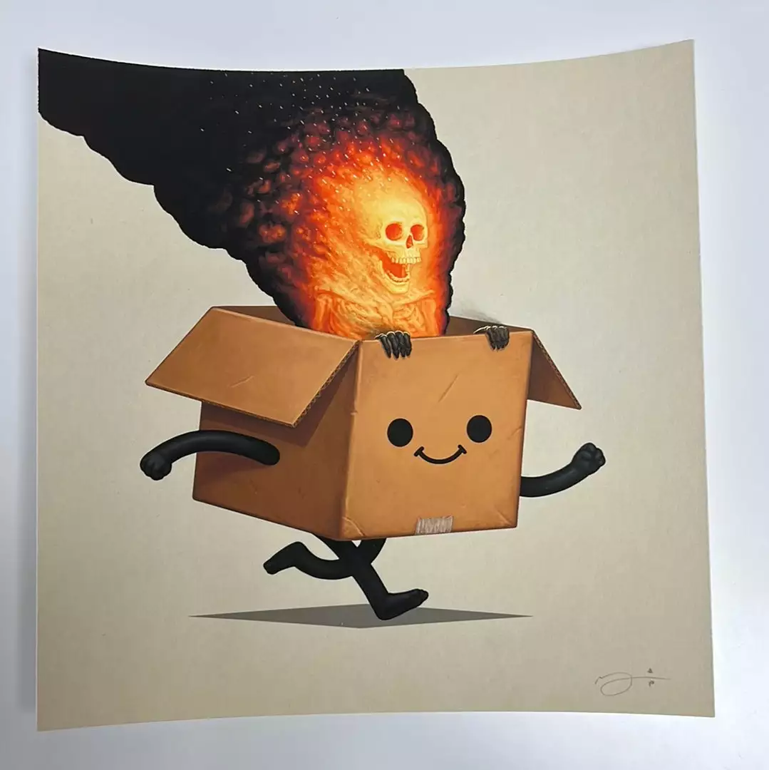 Art Prints Boxo III (Variant) - 2021 Mike Mitchell Poster Art Print 4 Art Prints Boxo III (Variant) - 2021 Mike Mitchell Poster Art Print
