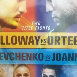 Sold Out Posters UFC 231 2018 Poster Holloway Vs Ortega & Shevchenko Vs Joanna
