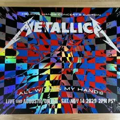 Metallica - 2020 Kii Arens Poster All Within My Hands Live FOIL Foil Posters