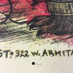 Nathaniel Rateliff And The Night Sweats - 2015 Dan Grzeca Poster Chicago, IL Par