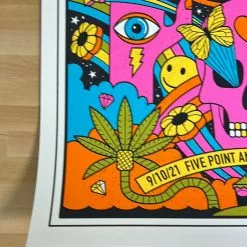 Methane Studios Dave Matthews Band - 2021 Methane Poster Irvine, CA