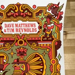 Dave Matthews Band - 2022 Bene Rohlmann Poster Cancun N3