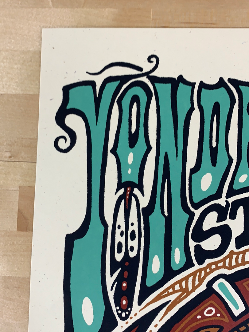 Yonder Mountain String Band - 2011 Jeff Wood Poster Red Rocks Morrison, CO 5 Yonder Mountain String Band - 2011 Jeff Wood Poster Red Rocks Morrison, CO