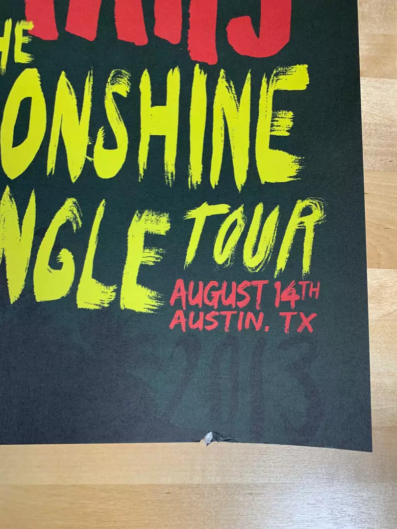 Sold Out Posters Bruno Mars - 2013 Moonshine Jungle Tour Poster (damaged) San Deigo CA 7 Sold Out Posters Bruno Mars - 2013 Moonshine Jungle Tour Poster (damaged) San Deigo CA