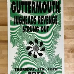 Gig Posters Guttermouth - 1995 Matt Getz Poster Hollywood, CA The Roxy