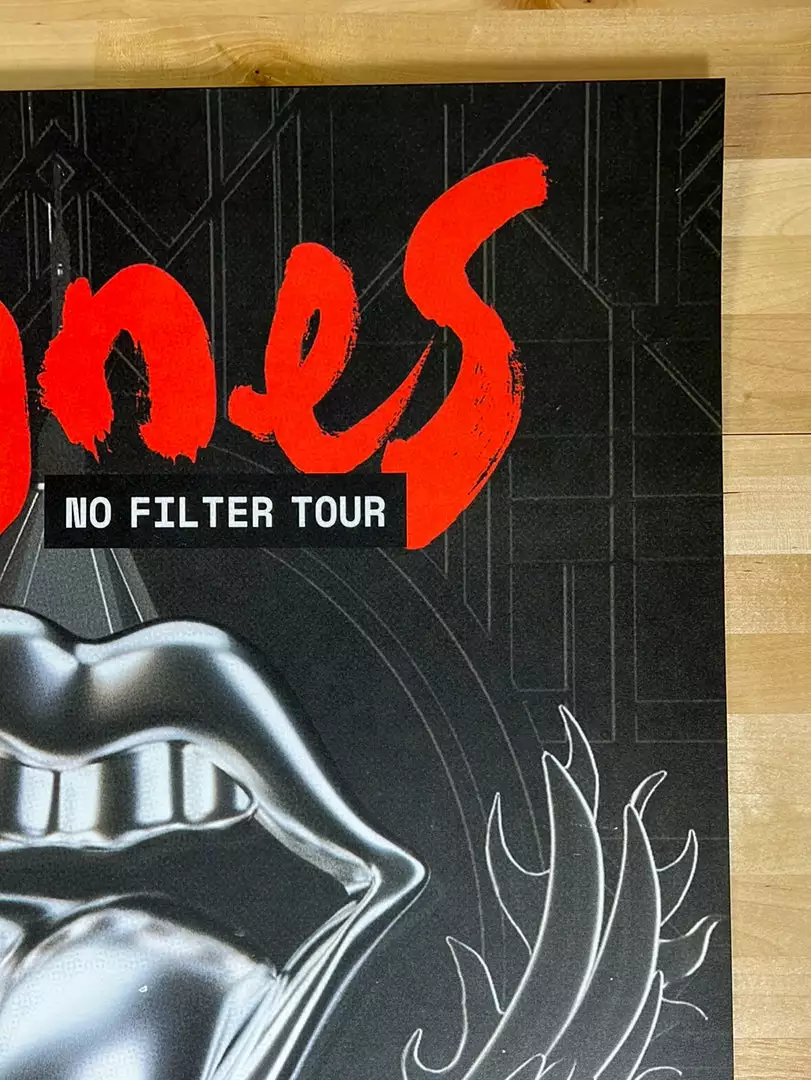 Sold Out Posters Rolling Stones - 2021 Poster No Filter Tour Atlanta, GA 6 Sold Out Posters Rolling Stones - 2021 Poster No Filter Tour Atlanta, GA