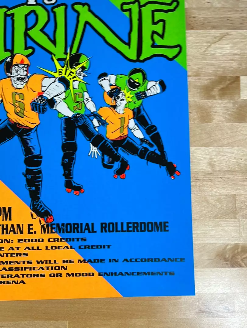 Sold Out Posters Gig Posters Excel Vs. Shrine - 1995 Malicious Vinyl Presents Poster Rollerball Championship 7 Sold Out Posters Gig Posters Excel Vs. Shrine - 1995 Malicious Vinyl Presents Poster Rollerball Championship
