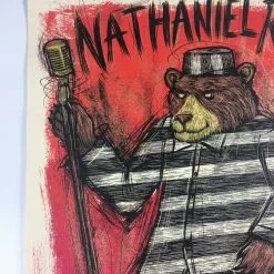 Nathaniel Rateliff And The Night Sweats - 2015 Dan Grzeca Poster Chicago, IL Par