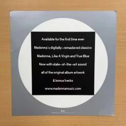 Sold Out Posters Gig Posters Madonna - 2001 Original Vinyl Poster Insert 12.31x12.31 Record Art