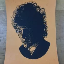 Bob Dylan The Rolling Stone - 2014 Brian Methe Art Print Orange Variant 11 Bob Dylan The Rolling Stone - 2014 Brian Methe Art Print Orange Variant