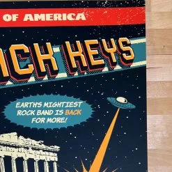 The Black Keys - 2021 Status Serigraph Poster Athens, GA Gig Posters