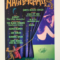 The Artworks Gig Posters MHP 128 September - 2001 Poster Maritime Hall San Fran 1st
