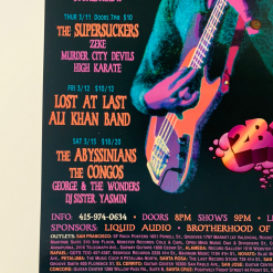 Greg Coiner Gig Posters MHP 60 March - 1999 Poster Maritime Hall San Fran 1st