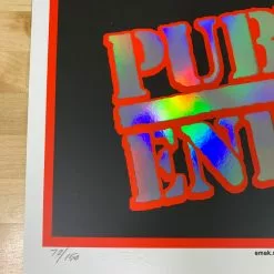 Public Enemy - 2020 Emek Poster Foil NO Date The Terrordome Foil Posters