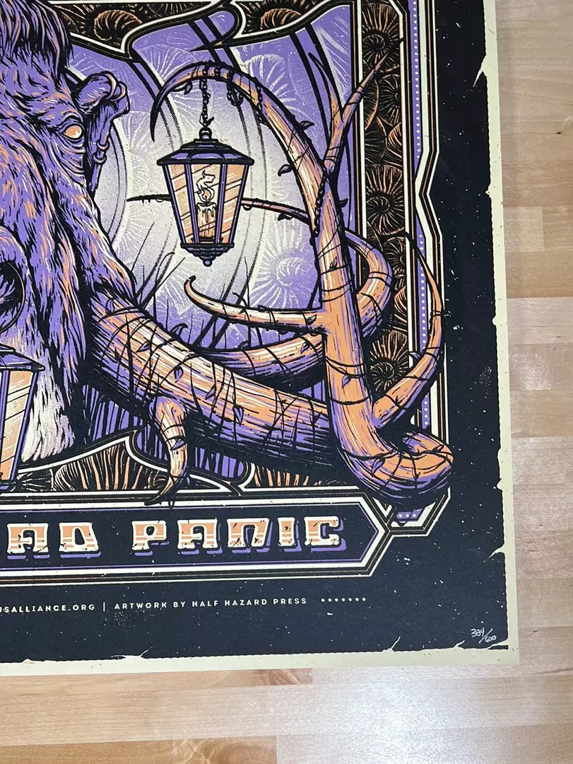 Half Hazzard Press Widespread Panic - 2016 Half Hazard Press Poster Broomfield, CO 7 Half Hazzard Press Widespread Panic - 2016 Half Hazard Press Poster Broomfield, CO