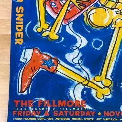John Prine - 1999 Michael Wertz Poster Fillmore San Fran 1st BGF 391 Gig Posters