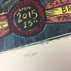 Dark Lord Day - 2015 Dan Grzeca Poster Munster, IN Three Floyds Brewery Gig Posters