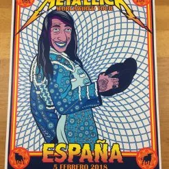 Metallica - 2018 Gomez Poster Madrid, Spain Wizink Center 11 Metallica - 2018 Gomez Poster Madrid, Spain Wizink Center