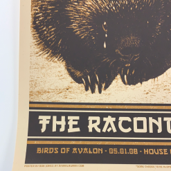The Raconteurs - 2008 Rob Jones Poster Dallas, TX House Of Blues Gig Posters 13 The Raconteurs - 2008 Rob Jones Poster Dallas, TX House Of Blues Gig Posters