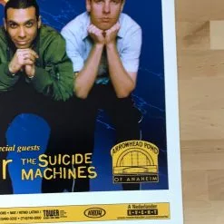 No Doubt + Weezer - 1997 Paul Cutler Promo Poster Anaheim, CA Arrowhead Gig Posters 11 No Doubt + Weezer - 1997 Paul Cutler Promo Poster Anaheim, CA Arrowhead Gig Posters