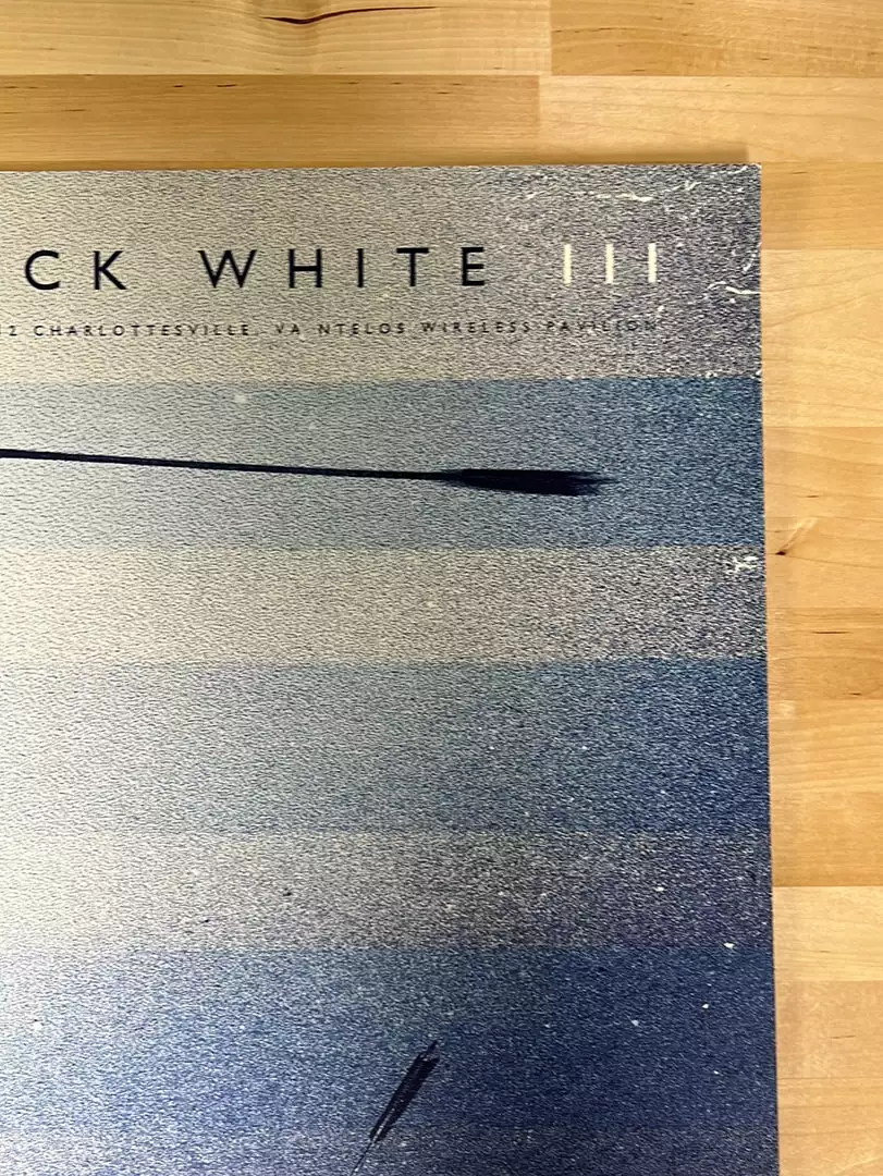 Jack White - 2012 The Silent Giants Poster Charlottesville, VA Gig Posters 6 Jack White - 2012 The Silent Giants Poster Charlottesville, VA Gig Posters