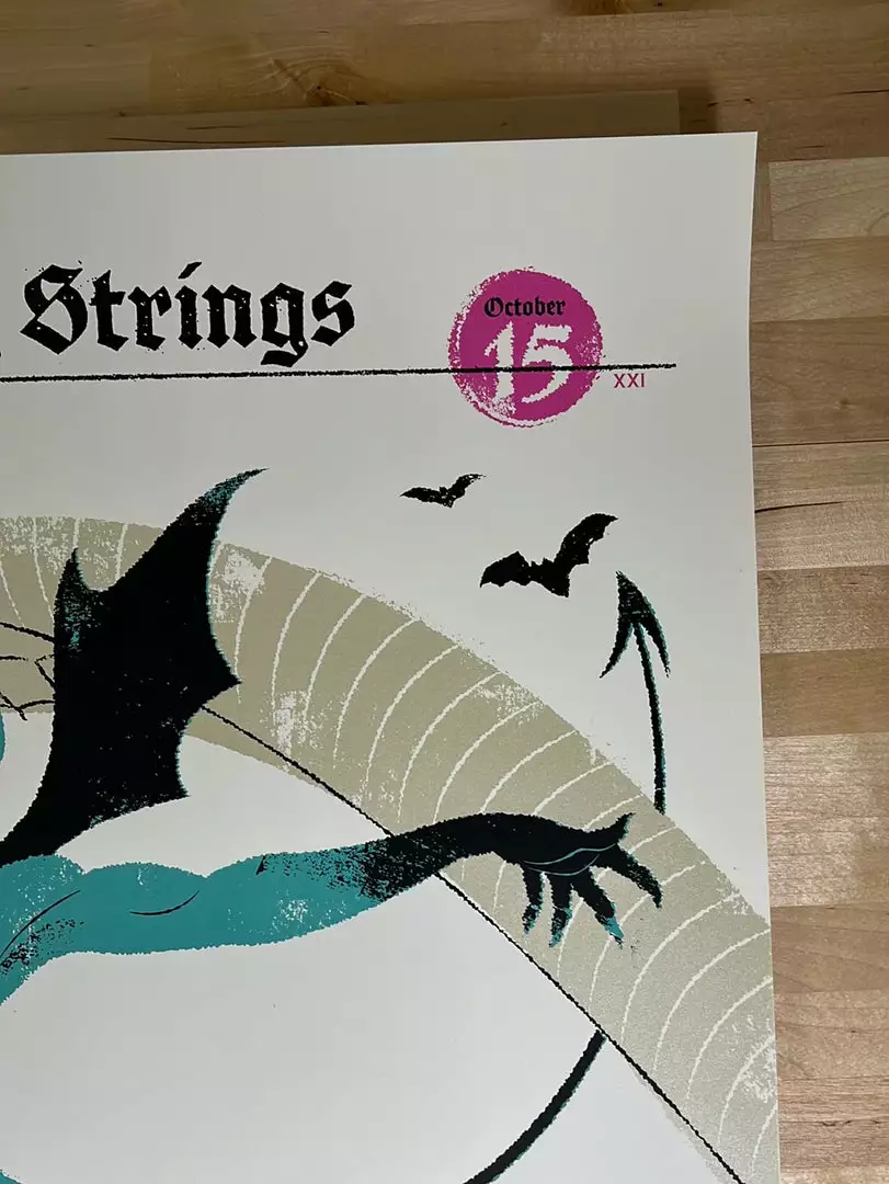 Colorado Billy Strings - 2021 Delicious Design League Poster Denver, CO 10/15 AP 6 Colorado Billy Strings - 2021 Delicious Design League Poster Denver, CO 10/15 AP