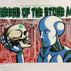 Queens Of The Stone Age - 2008 Justin Hampton Poster Winnipeg, CAN Burton Cummin Gig Posters