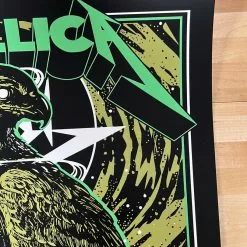 Gig Posters Metallica - 2022 Chris Alliston Poster Curitiba, Brazil
