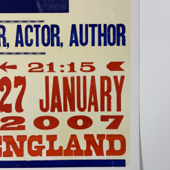 Willie Nelson - 2007 Hatch Show Print 1/27 Poster Manchester, England Gig Posters 12 Willie Nelson - 2007 Hatch Show Print 1/27 Poster Manchester, England Gig Posters