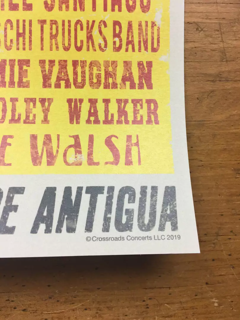 Sold Out Posters Crossroads Guitar Festival - 2019 Poster Dallas, TX American Airlines Center 9 Sold Out Posters Crossroads Guitar Festival - 2019 Poster Dallas, TX American Airlines Center