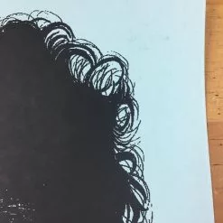 Bob Dylan The Rolling Stone - 2014 Brian Methe Art Print Blue Variant 15 Bob Dylan The Rolling Stone - 2014 Brian Methe Art Print Blue Variant