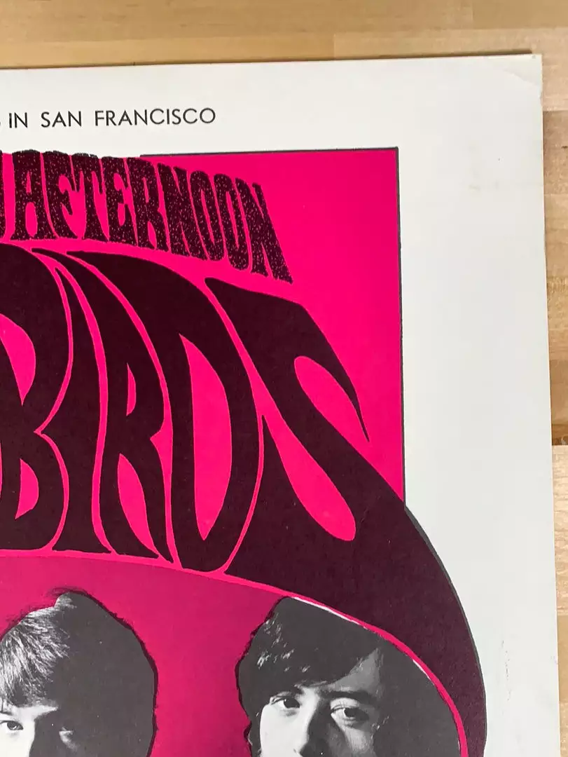 Yardbirds - 1966 John H Myers Poster San Francisco, CA The Fillmore 2nd 6 Yardbirds - 1966 John H Myers Poster San Francisco, CA The Fillmore 2nd