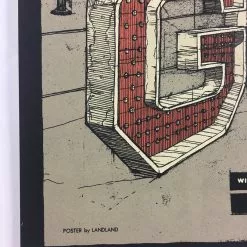 Mike Gordon - 2015 Landland Poster Chicago, IL Vic Theater