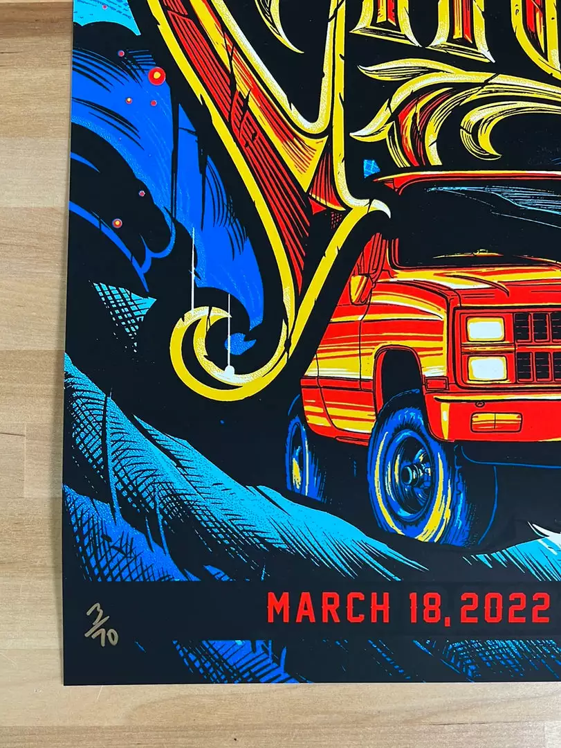 Gig Posters Eric Church - 2022 Maxx242 Poster Green Bay, WI 3/18 8 Gig Posters Eric Church - 2022 Maxx242 Poster Green Bay, WI 3/18