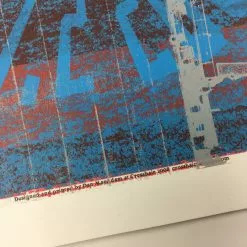 Dinosaur Jr - 2008 Dan MacAdam Crosshair Poster Cambridge, MA Middle East