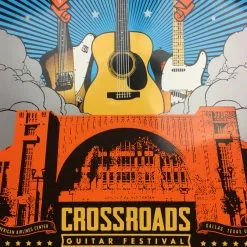 Crossroads Guitar Festival - 2019 Scrojo Poster Dallas, TX American Airlines Cen Gig Posters