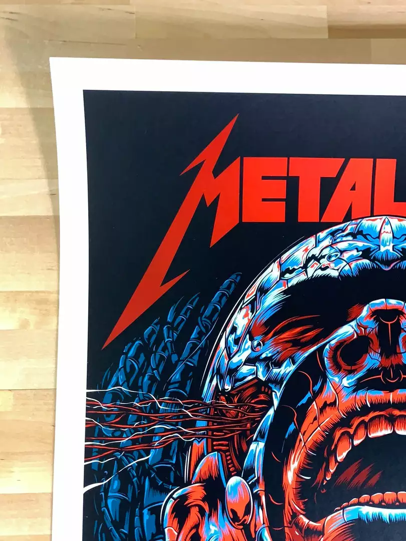 Metallica - 2008 Ken Taylor Poster Tulsa, OK BOK Center 5 Metallica - 2008 Ken Taylor Poster Tulsa, OK BOK Center