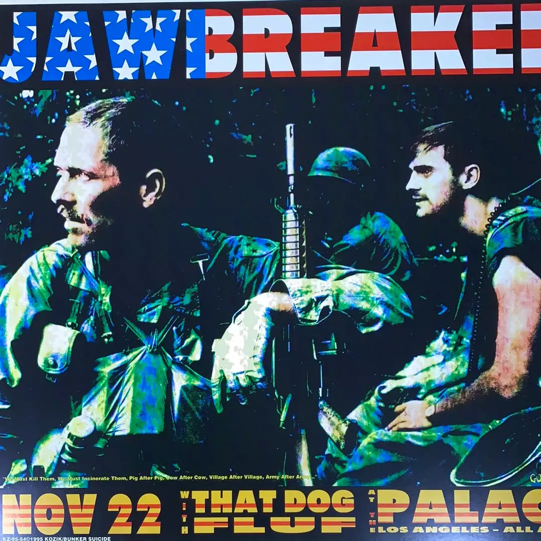 Gig Posters Jawbreaker - 1995 Frank Kozik Poster Hollywood, CA Palace 3 Gig Posters Jawbreaker - 1995 Frank Kozik Poster Hollywood, CA Palace
