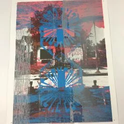 Dinosaur Jr - 2008 Dan MacAdam Crosshair Poster Cambridge, MA Middle East