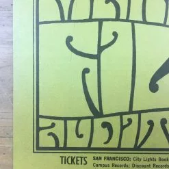 Grateful Dead Chuck Berry - 1967 Wes Wilson Poster San Francisco, CA Fillmore Au