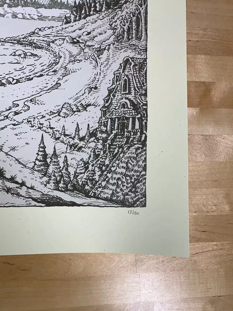 Art Prints The Mountain Lake - 2021 David Welker Poster, Art Print Variant 7 Art Prints The Mountain Lake - 2021 David Welker Poster, Art Print Variant