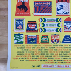 Gig Posters Bonnaroo - 2018 Mike Davis Poster Manchester, TN