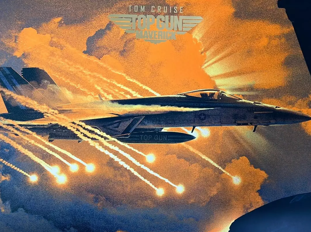 Top Gun Maverick - 2022 Juan Ramos Poster AMC Limited Ed FOIL 4 Top Gun Maverick - 2022 Juan Ramos Poster AMC Limited Ed FOIL