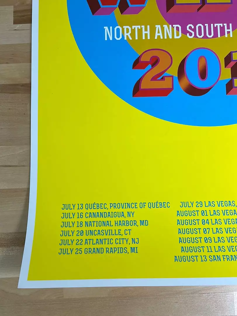 Sold Out Posters Gig Posters The Who - 2017 Poster North & South America Tour Screen Print 8 Sold Out Posters Gig Posters The Who - 2017 Poster North & South America Tour Screen Print