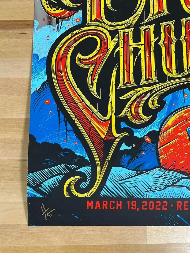 Eric Church - 2022 Maxx242 Poster Green Bay, WI Mirror FOIL 3/19 Foil Posters 8 Eric Church - 2022 Maxx242 Poster Green Bay, WI Mirror FOIL 3/19 Foil Posters