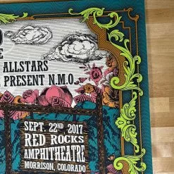 JJ Grey & Mofro - 2017 Derek Hatfield Poster Red Rocks Morrison, CO